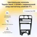 Консоль центральная mark 2, cresta, chaser jzx90 (под магнитолу android 7' + USB), с перемычкой под воздуховоды, панель под покраску