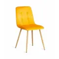 Стулья для кухни комплект 2 шт. TetChair CHILLY (mod. 7094-1) ткань, желтый/натуральный