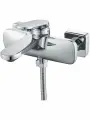 Смеситель для ванны и душа ALOUTE с коротким изливом, однорычажное управление, хром. Материал алюминиевый сплав