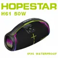 Беспроводная Bluetooth колонка Hopestar H61 Bass Boost 50Вт. Влаго-защита IPX6, черная.