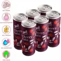 Напиток газированный Лимонад вишневая кола без сахара / Lemonardo Cherry Cola, алюминиевая банка 330 мл, 6шт