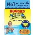 Подгузники трусики Huggies Little Swimmers для плавания 12-18кг, 5-6 размер, 13шт
