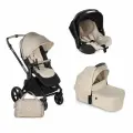 Коляска 3 в 1 JANE, Muum 4+Sweet+Koos I-Size Desert, от 0 до 4 лет, с сумкой, дождевиком