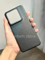 Кевларовый чехол Xiaomi 14, чехол из углеродного волокна, Ультратонкий защитный чехол из настоящего углеродного волокна для Xiaomi 14