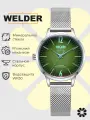 Наручные часы Welder, серебряный/зеленый