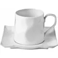 Чайная пара Lefard Раффл, 1 персона, 2 предм. белый 1 2