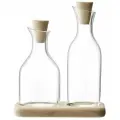 Набор графинов для масла и уксуса на подставке Lsa International Serve
