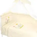 Комплект в кроватку бортики для новорожденных для мальчиков и девочек Сладкий Сон ( бежевый)