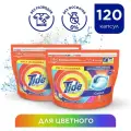 Tide капсулы Все в 1 PODs Color, пакет, 2 уп, 60 шт.