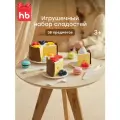 331962, Игрушечный набор чаепитие Happy Baby, CAKE JOY, в наборе кусочки торта, столовые приборы и десерты