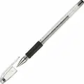 Ручка гелевая неавтоматическая CROWN HJR-500R 0,5мм. рез. манж. черный