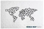 Деревянный конструктор EWA: Карта Мира