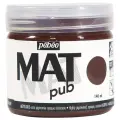 Краска акриловая PEBEO экстра матовая Mat Pub №1, умбра жженая, 140 мл
