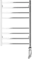 Полотенцесушитель электрический Domoterm Квадро П8 50x80 ER, хром, R