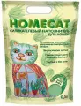 HOMECAT алоэ вера наполнитель силикагелевый для туалета кошек (7,6 л х 4 шт)