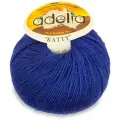 Пряжа ADELIA KATTY 100% шерсть 10 шт. х50г 150м №21 синий