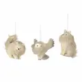 Совушка, лисичка, медвежонок GOODWILL M&G кремовый 9 см (цена за набор из 3шт)