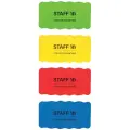 Стиратели магнитные Staff для магнитно-маркерной доски, 57х107 мм, комплект 4 ШТ, Basic, ассорти