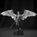 Фигурка под покраску Айлин-Dame Aylin Baldur's Gate 3 29.8 см