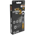 Многоразовый бритвенный станок BIC Flex 5 Hybrid, черный..