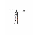 Вилка велосипедная пневматическая ELYON 29 черный шток