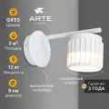 Спот накладной Arte Lamp ATRIA A8032AP-1WH GX53 1х12 Вт белый