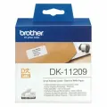 Картридж Brother DK11209, черный шрифт, белый фон, DK11209