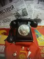 Телефон настольный, раритетный багда МБ50 мрпт СССР, оригинал 1950-60 год