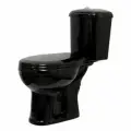 Унитаз компакт Оскольская керамика Дора горизонтальный выпуск, антивсплеск, черный
