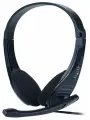 Наушники с микрофоном Oklick HS-M150 черный 2.2м накладные оголовье (NO-003N)