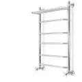 Полотенцесушитель AQUARDIS, водяной, нержавеющая сталь, форма лесенка, цвет хром, 50 см x 80 см