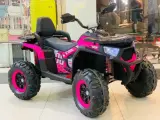Электромобиль детский квадроцикл NEL розовый полный привод 4WD
