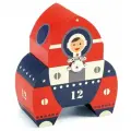 DJECO Музыкальная шкатулка Космонавт 6606 1 синий/красный 18 см 8 см 0.25 кг велюр текстиль 15 см