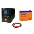 ИБП для котла | Инвертор (ИБП) Энергия Гарант-750 + Аккумуляторная батарея Delta DTM 1275 L