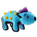 Игрушка   для собак  GiGwi Duraspikes Енот (75440),  голубой/фиолетовый/желтый, 1шт.