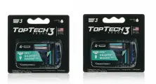 Сменные кассеты TopTech Razor 3 мужские, 3 лезвия, 4 шт, 2 уп