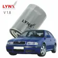 Фильтр масляный Skoda Octavia (1) A4 / Шкода Октавия 2000-2002 2003 2004 2005 2006 2007 2008 2009 2010 V1.8 AGU, ARX, ARZ, AUM / 1шт LYNXauto
