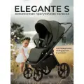 Прогулочная коляска всесезонная SBL Elegante S Green с большими колесами