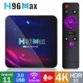 H96MAX V11 RK3318 Четырехъядерный Смарт ТВ бокс Android 11.0 2/4 ГБ ОЗУ ГБ H96 MAX BT 4K 2,4G/5G Wi-Fi TV префикс