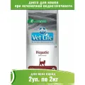 Farmina (Фармина) Vet Life Cat Hepatic корм сухой для кошек при печеночной недостаточности 2уп по 2кг