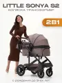 Коляска-трансформер 2 в 1 Little Sonya S2 всесезонная, резиновые колеса