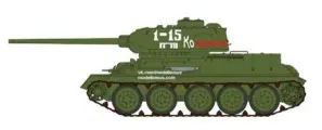 5079 Советский танк 34/85 Обр.1944 г, завод №174 Сборная модель RFM 1:35