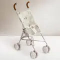 331970, Коляска трость для кукол TWIGLET от Happy Baby, игрушечная складная коляска для игрушек, оливковая с цветами