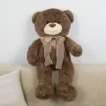 Мягкая игрушка большой Мишка Вил для для девочек и мальчиков / Плюшевый Медведь для малышей KiDWoW коричневый 90см