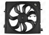 Электровентилятор охлаждения с Кожухом для Nissan Qashqai II (13-) FEHU арт. ffc1092h