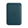 Чехол-бумажник APPLE MagSafe для iPhone / MHLQ3ZE/A / iPhone Leather Wallet with MagSafe - Baltic Blue без локатора