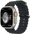 Умные часы Smart Watch HK8 PRO MAX Time Zone, Cмарт-часы 2023, iOS, Android, AMOLED экран, Черный
