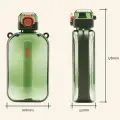 Пластиковая прозрачная бутылка для воды 750 мл, 750ml, Черный