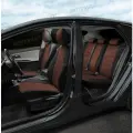 Чехлы для Рено Флюенс, Рено Меган 3 (2009-2017) / Премиум авточехлы АВТОПИЛОТ на сиденья Renault Fluence, Megane III, черный с шоколадной вставкой