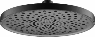 Верхний душ ESKO для душевой системы черный, круглый, диаметр 25 см